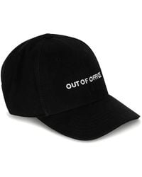 Paramidonna - Slogan-Embroidered Cap - Lyst
