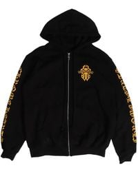 Chrome Hearts - Dagger-Logo Zip-Up Hoodie - Lyst