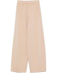 Forte Forte - Pantalon En Velours Côtelé À Broderies Cœur - Lyst
