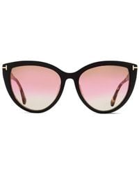 Tom Ford - Isabella Cat-Eye Sunglasses - Lyst