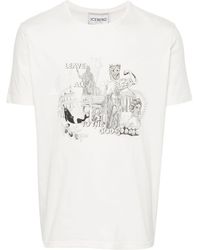 Iceberg - T-shirt en coton à imprimé graphique - Lyst