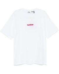 Gcds - T-Shirt With Embroidery - Lyst