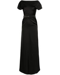 Rhea Costa - Pleat-detail Maxi Dress - Lyst