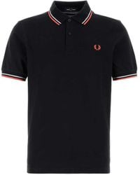 Fred Perry - Twin-Tipped Piqué Polo Shirt - Lyst