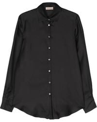Blanca Vita - Silk Satin Shirt - Lyst