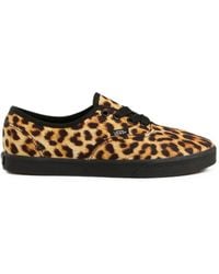 Vans - Authentic Lowpro Leopard-Print Sneakers - Lyst