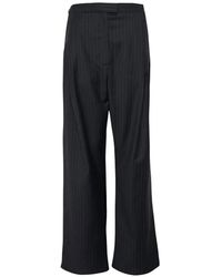 Litkovskaya - Pantalon À Fines Rayures Et Bords Francs - Lyst