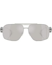 Versace - Medusa Pilot-Frame Sunglasses - Lyst