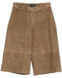 Arma - Jina Suede Bermuda Shorts - Lyst