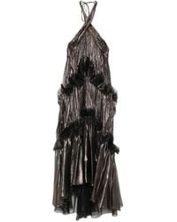 Maria Lucia Hohan - Zadie Ruffled Pleated Maxi Dress - Lyst