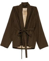 Uma Wang - Chaqueta Con Cinturón - Lyst