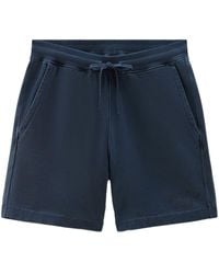 Woolrich - Pantalones cortos de deporte con cordones - Lyst