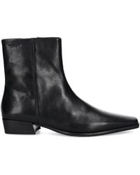 Vagabond Shoemakers - Zip-Detail Pointed-Toe Boots - Lyst