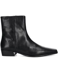 Vagabond Shoemakers - Zip-Detail Pointed-Toe Boots - Lyst