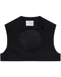 Courreges - Virgin-wool Cropped Top - Lyst