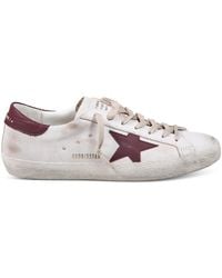 Golden Goose - Super Star Classic With List Leather Sneakers - Lyst