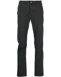 Jacob Cohen - Dark-Wash Straight-Leg Trousers - Lyst