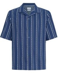 Brunello Cucinelli - Gestreiftes Hemd - Lyst