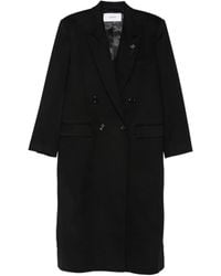 Lardini - Martin Double-Breasted Peaked-Lapel Coat - Lyst