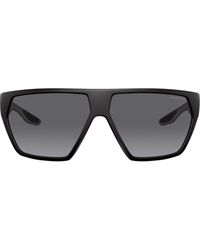 Prada 'Linea Rossa' Sonnenbrille - Schwarz
