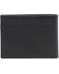 Emporio Armani - Logo-Embossed Grained Leather Wallet - Lyst