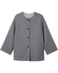 B+ AB - Button Scarf Jacket - Lyst