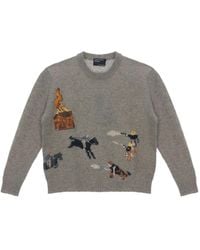 Enfants Riches Deprimes - Come Live With Me Graphic Crew-Neck Sweater - Lyst
