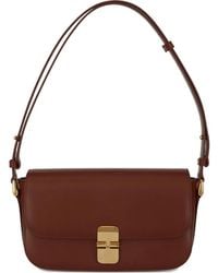 A.P.C. - Grace Flap Shoulder Bag - Lyst