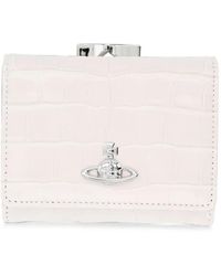 Vivienne Westwood - Small Croc-Effect Wallet - Lyst