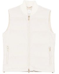 Eleventy - Corduroy Zip-Front Gilet - Lyst