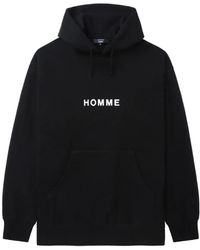 Comme des Garçons - Felpa Con Stampa E Cappuccio - Lyst