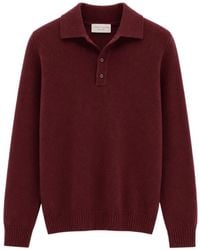 Roberto Collina - Button-Up Polo-Collar Sweater - Lyst