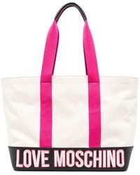 Love Moschino - Sac cabas à logo brodé - Lyst