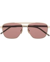 Gucci - Tinted Pilot-Frame Sunglasses - Lyst