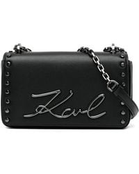 KARL LAGERFELD - Signature Chain Cross Body Bag - Lyst