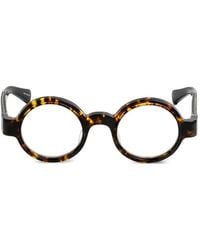 Matsuda - Lunettes De Vue Rondes À Effet Écailles De Tortue - Lyst