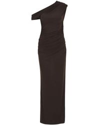 Zeynep Arcay - One-shoulder Jersey Maxi Dress - Lyst