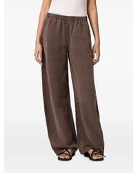 AllSaints - Jett Elasticated-Waistband Wide-Leg Trousers - Lyst