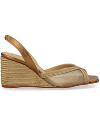 Castañer - Alpargatas Betty con cuña y puntera cuadrada - Lyst
