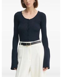 Herskind - Cardigan En Maille Côtelée - Lyst