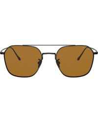Giorgio Armani Zonnebril Met Piloten Montuur - Zwart
