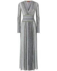 Missoni - Midi Dress With V-Neck - Lyst