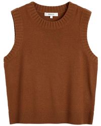 Chinti & Parker - Ribbed-Trim Sleeveless Sweater - Lyst