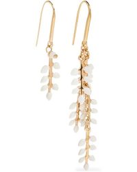 Isabel Marant - Pendientes Con Colgante De Hoja - Lyst