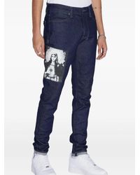 Ksubi - Jeans Saint Jean Dritti Con Design Patchwork - Lyst