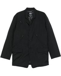 Y-3 - Jas Met Paspelzakken - Lyst