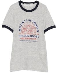 Golden Goose - Crew Neck Short-Sleeve T-Shirt - Lyst