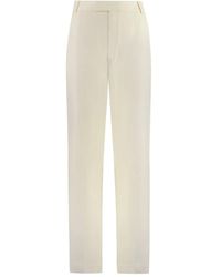 St. John - High-Waisted Trousers - Lyst