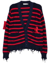 Joshua Sanders - Striped Lobster Cardigan - Lyst
