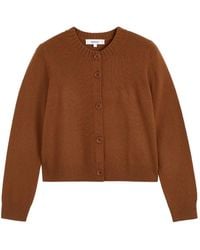 Chinti & Parker - Basics Crew-Neck Button-Up Cardigan - Lyst